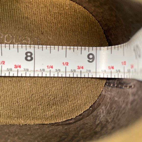 Clarks Taupe Brown Lace up Booties - Picture 9 of 12